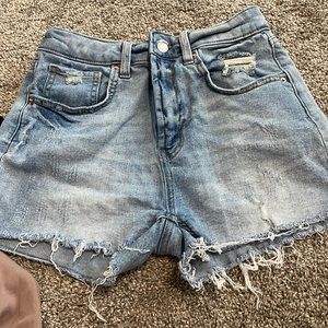high waisted shorts
